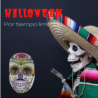 Mascara Dia de los Muertos (Grande)