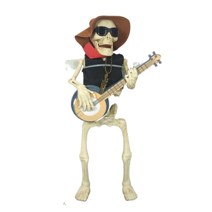 Calavera toca banyo (Sombrero Café, 37 CM de alto)