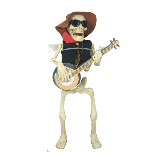 Calavera toca banyo (Sombrero Café, 37 CM de alto)