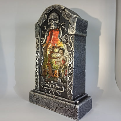 Ataúd Luces Led, Sonido Y Chispas Brillantes, Perfecto Para Halloween