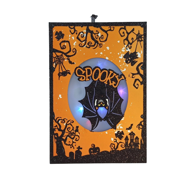 Tarjetas Dobles Led Colgante O De Sobremesa (Murciélago)