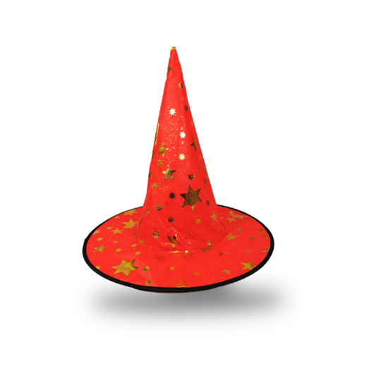 Sobrero Rojo con  Estrellas doradas (Adulto)