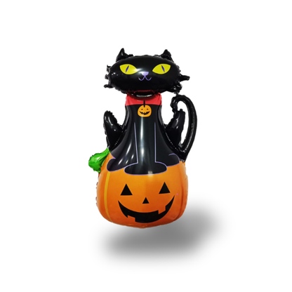 GATO SOBRE CALABAZA