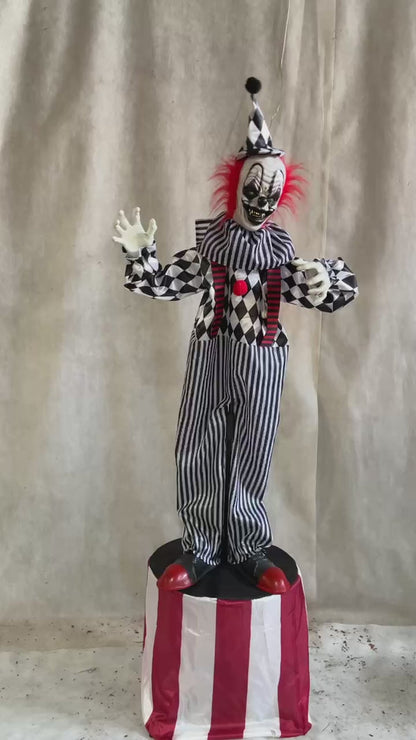 Payaso Diabólico Escenario Animatronics 180 Cm