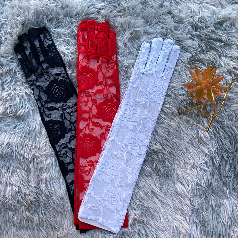 Guantes para Disfraces de Bruja, Novia, Diabla
