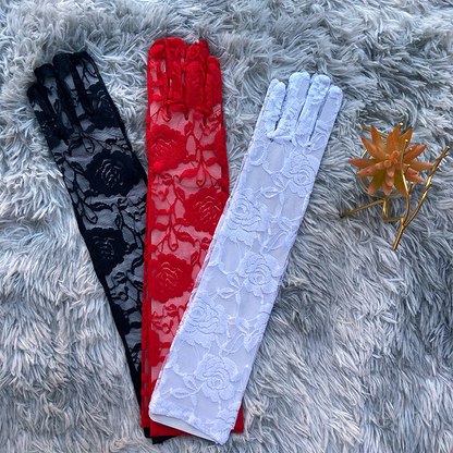 Guantes para Disfraces de Bruja, Novia, Diabla