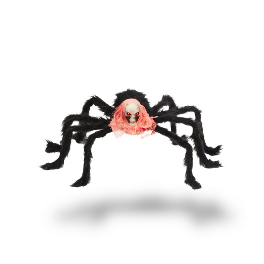 Espeluznante Araña con cabeza (55 CM)