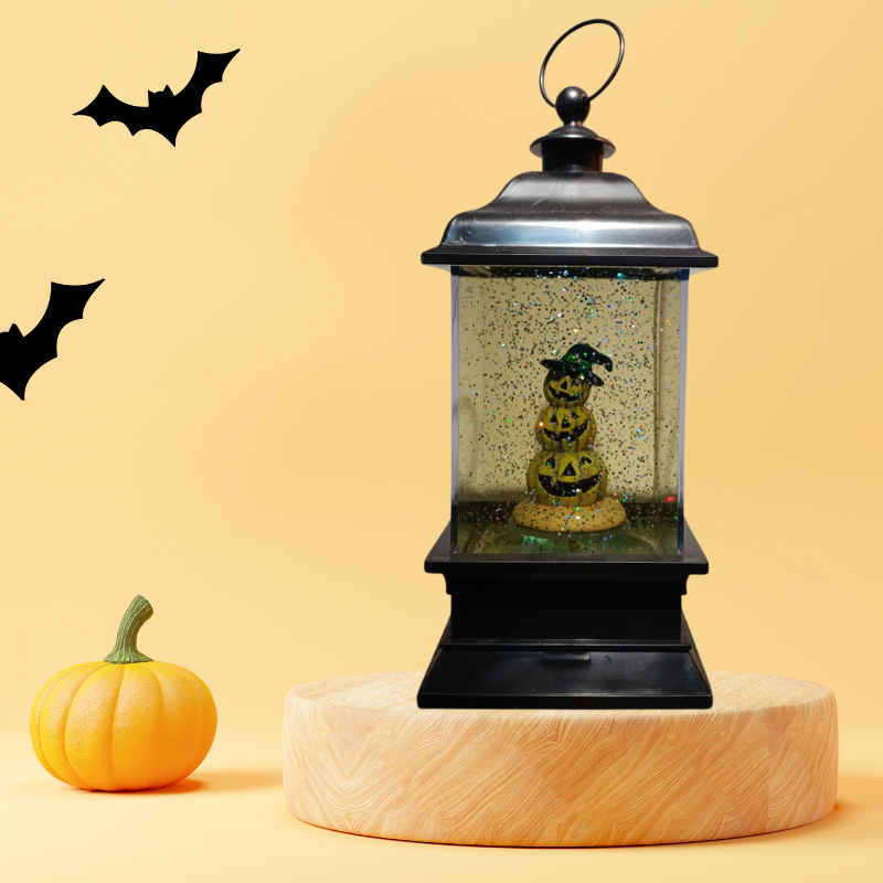 Farol Halloween Chispas, Luz y movimiento 27 CM (Variedades)