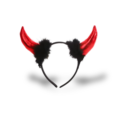 Cintillo / Diadema de Maléfica (Cuernos Rojos)