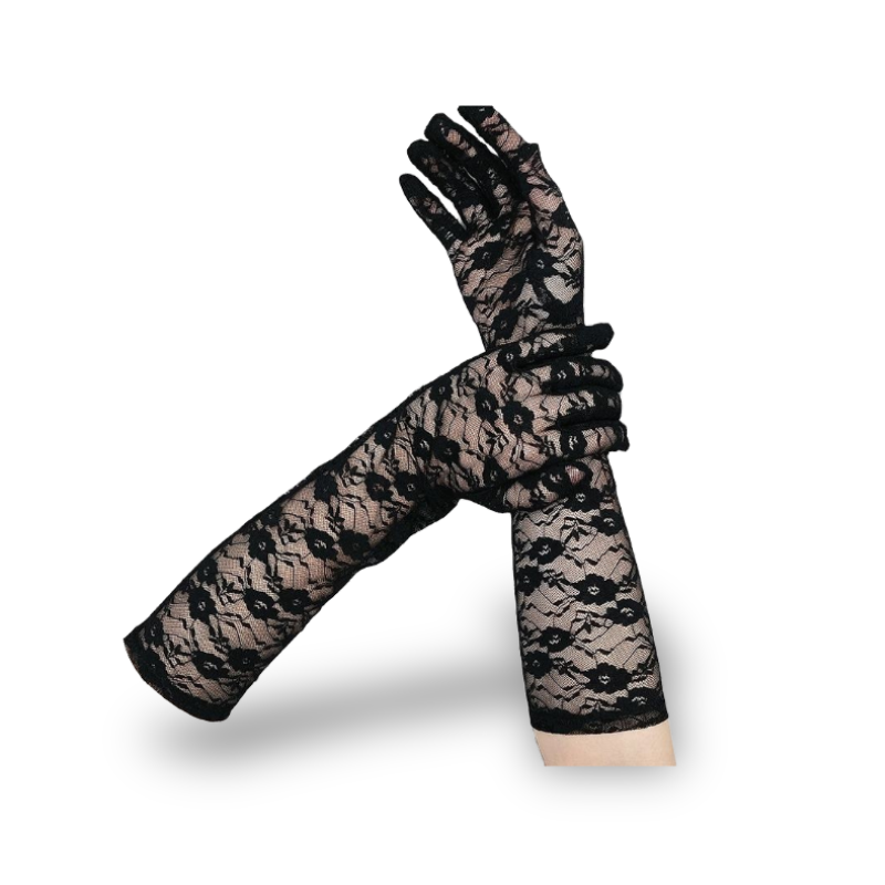 Guantes para Disfraces de Bruja, Novia, Diabla
