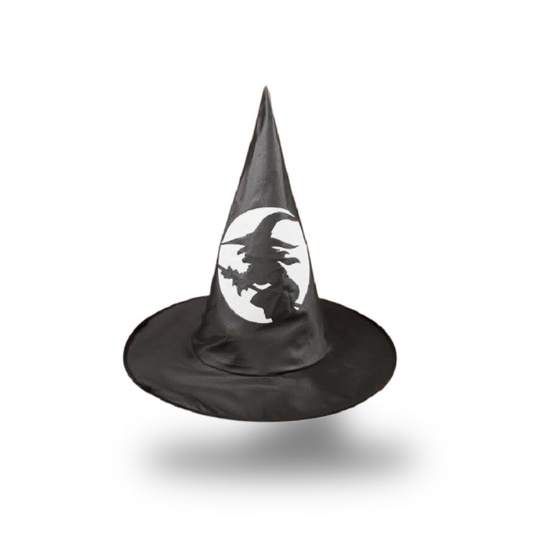 Sobrero Fluorescente Negro (Bruja)