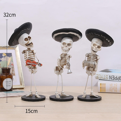Charro Calavera Trompeta (30 CM)