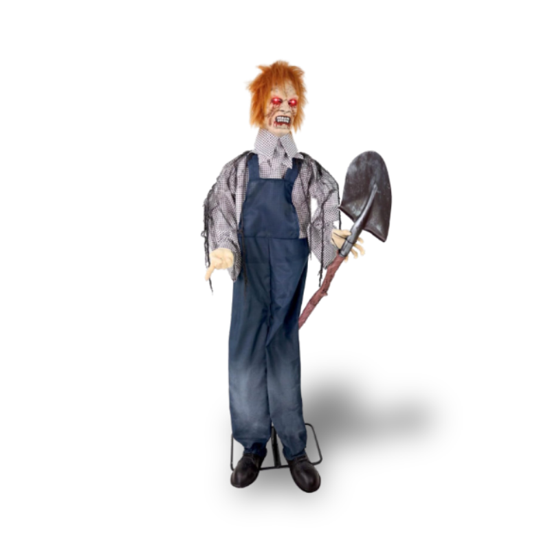 Granjero Poseído Animatronics 160 Cm Halloween