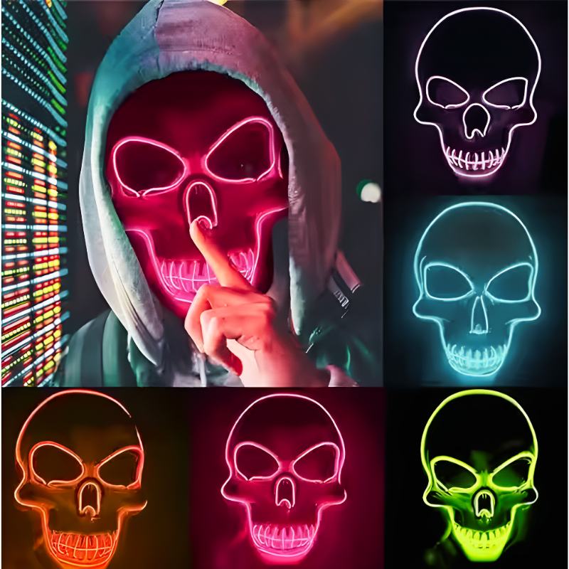 Máscara de calavera led (Variedades)