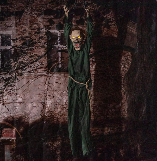 Zombie electrocutado Animatronic Halloween