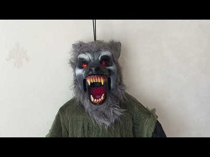 Hombre Lobo Animatronics 103 Cm Halloween