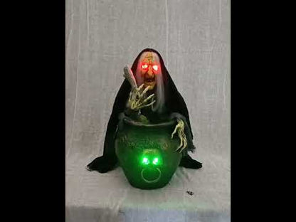 Brujita Caldera Animatronics 47 Cm Halloween
